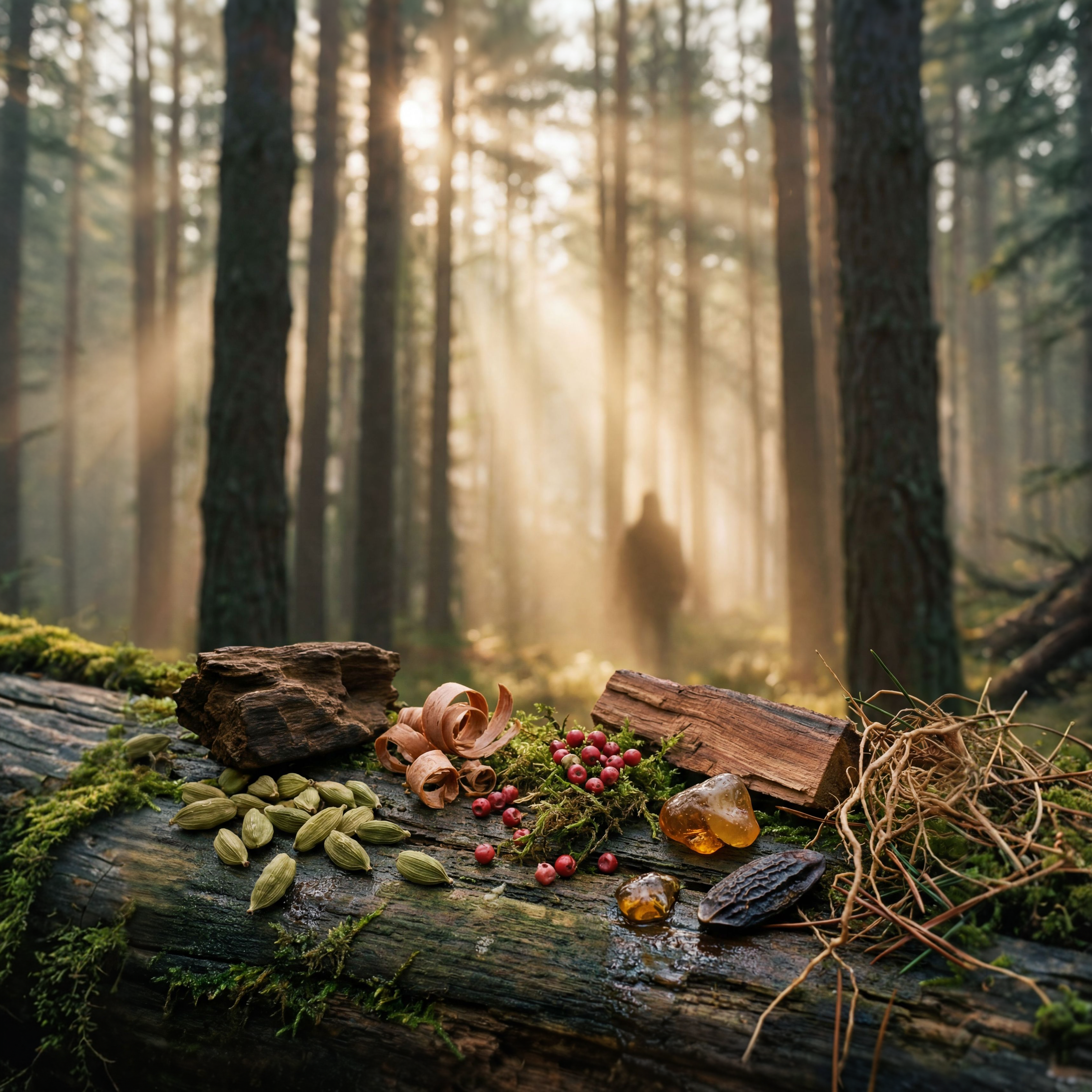 a walk in the pine forest