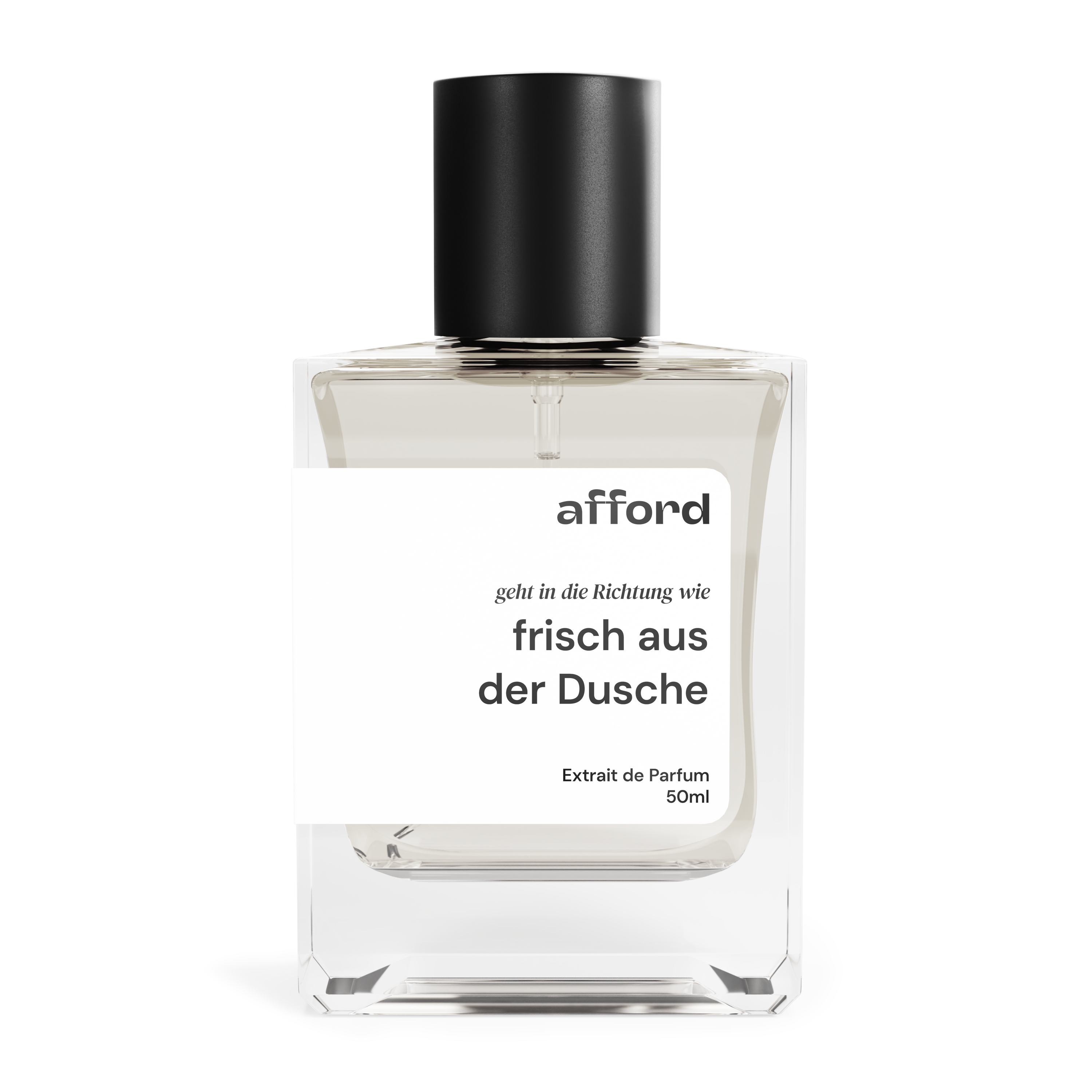 frisch aus der Dusche