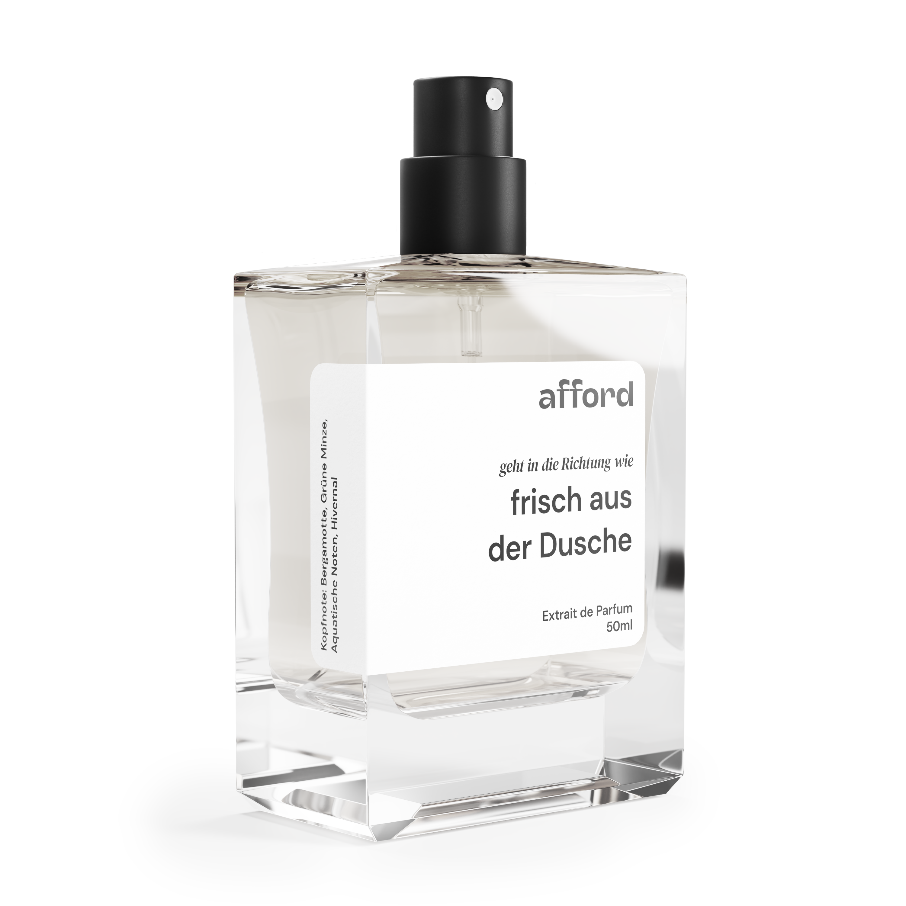 frisch aus der Dusche