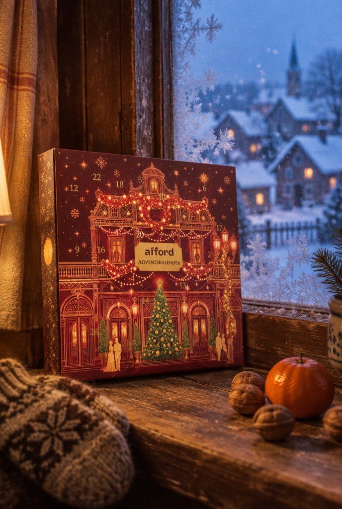 Parfüm Adventskalender in gemütlicher Winterstimmung, 2 × 10 ml Extrait de Parfum