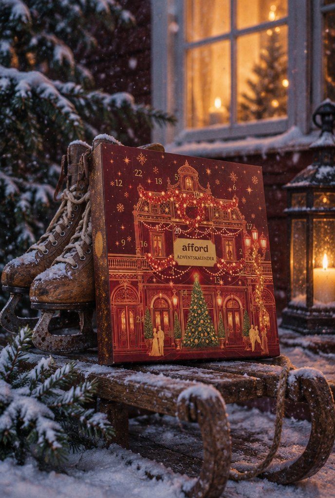 Parfüm Adventskalender in gemütlicher Winterstimmung, 2 × 50 ml Extrait de Parfum